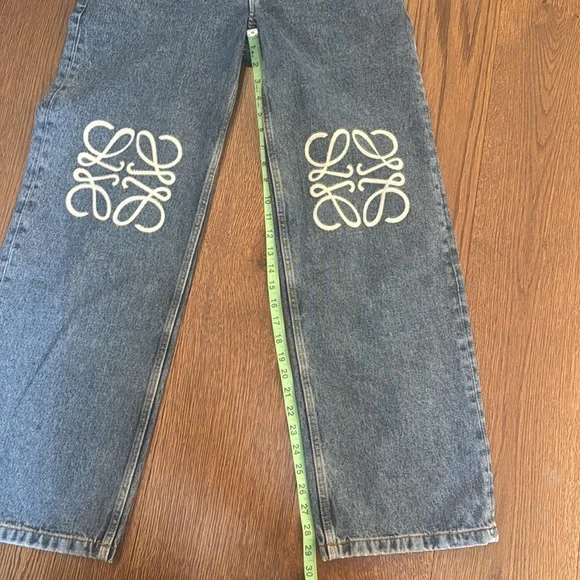 Loewe Anagram Baggy Jeans 💯 Authentic - Picture 9 of 11
